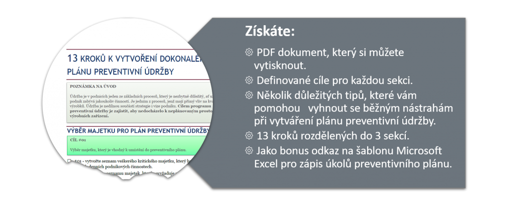 13 KROKŮ K VYTVOŘENÍ DOKONALÉHO PLÁNU PREVENTIVNÍ ÚDRŽBY